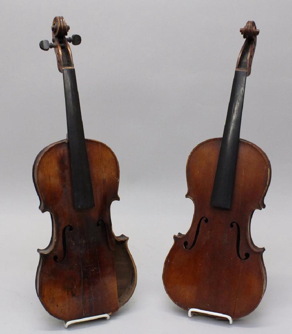Pair of Unlabeled Violins (1 of 10)