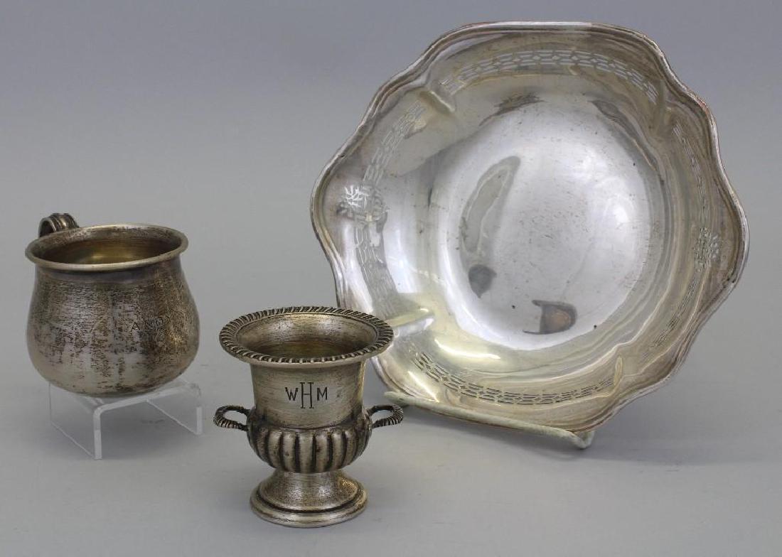 Lot of 3 Sterling Silver Vessels (1 of 7)