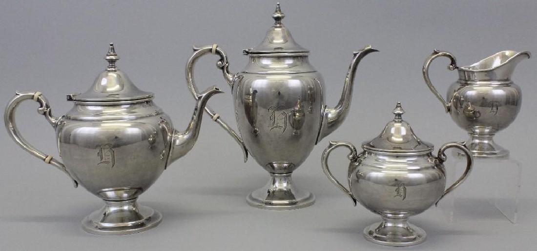 Gorham "Puritan" Sterling Silver Tea Service (1 of 2)