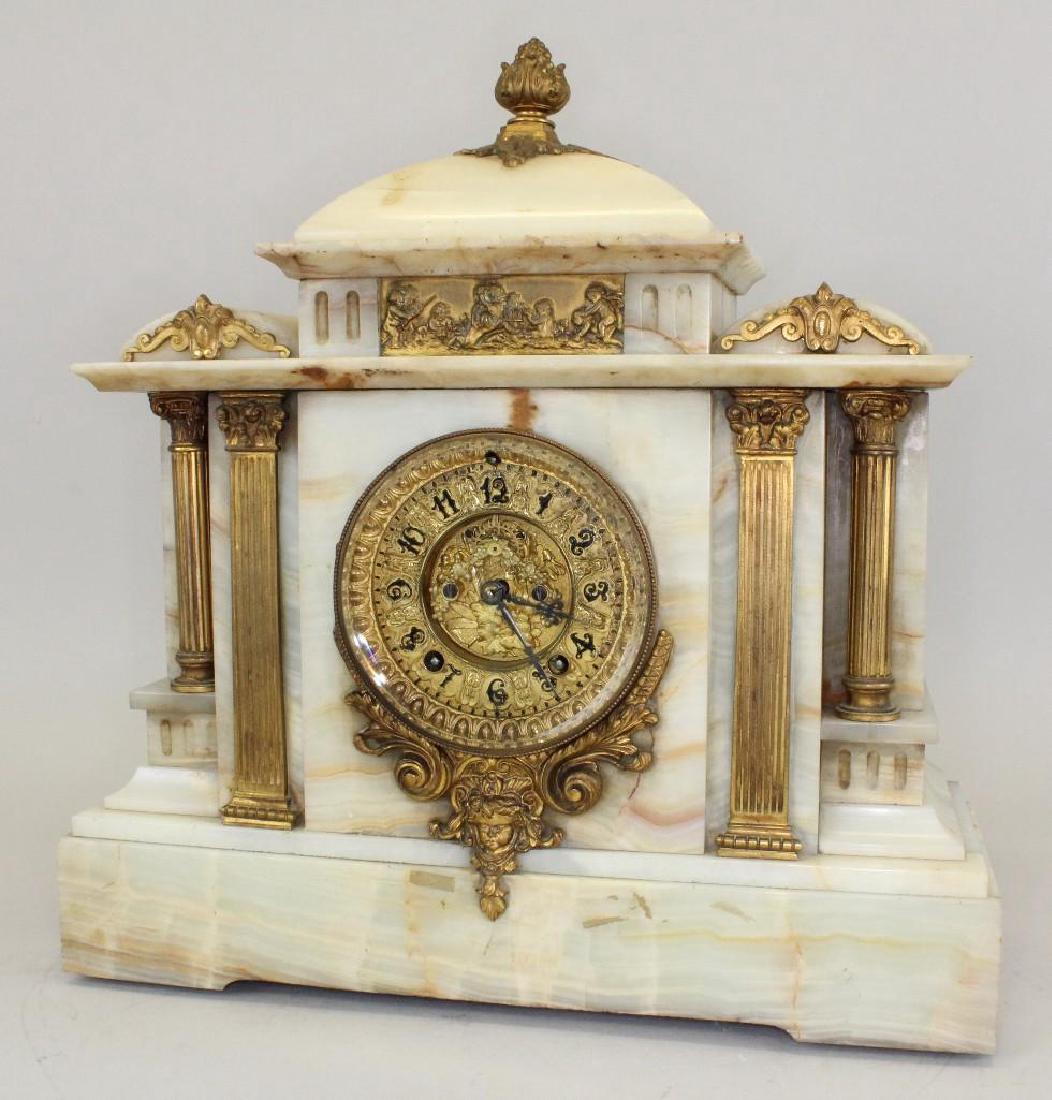 Ansonia, Marble Mantel Clock (1 of 6)