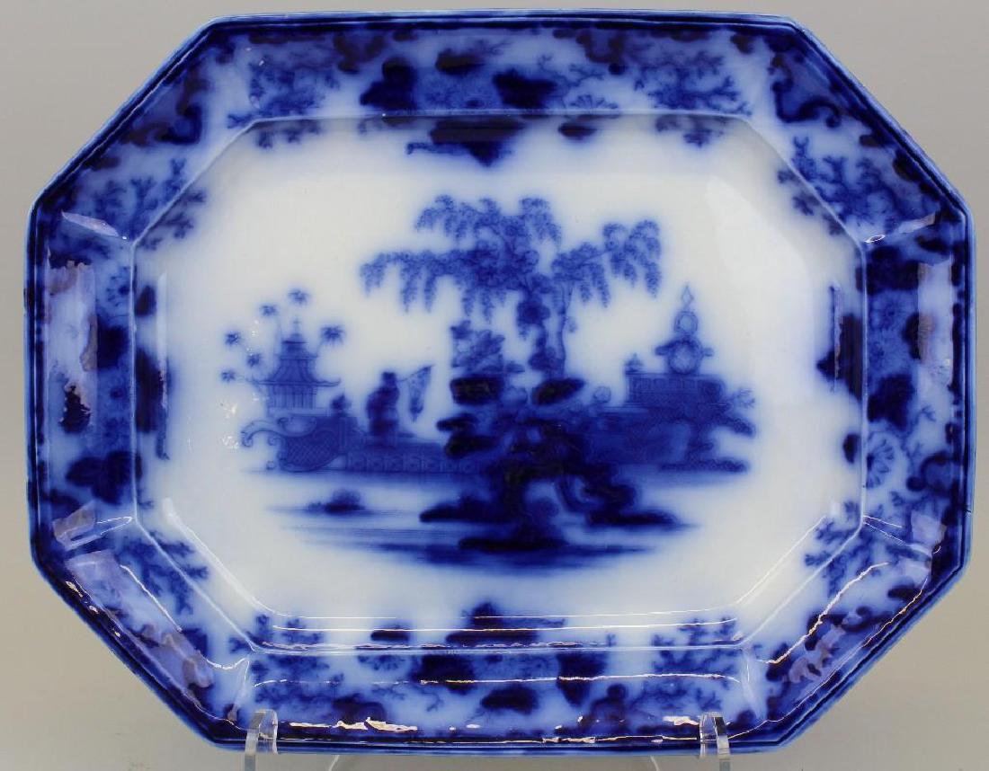 Flow Blue "Scinde" Platter (1 of 4)