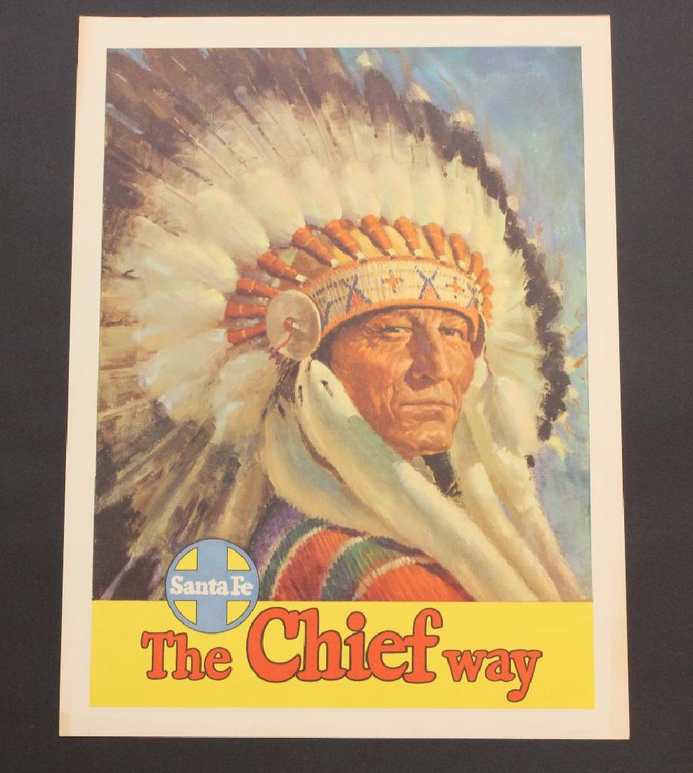 Santa Fe Railroad Travel Poster (1 of 2)