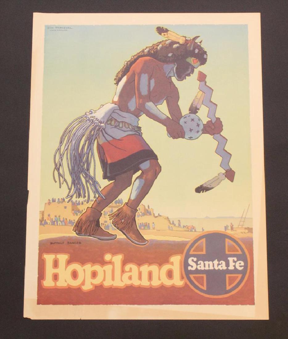 Santa Fe Railroad Travel Poster (1 of 3)