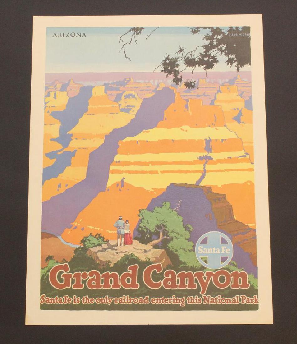 Santa Fe Railroad Travel Poster (1 of 1)