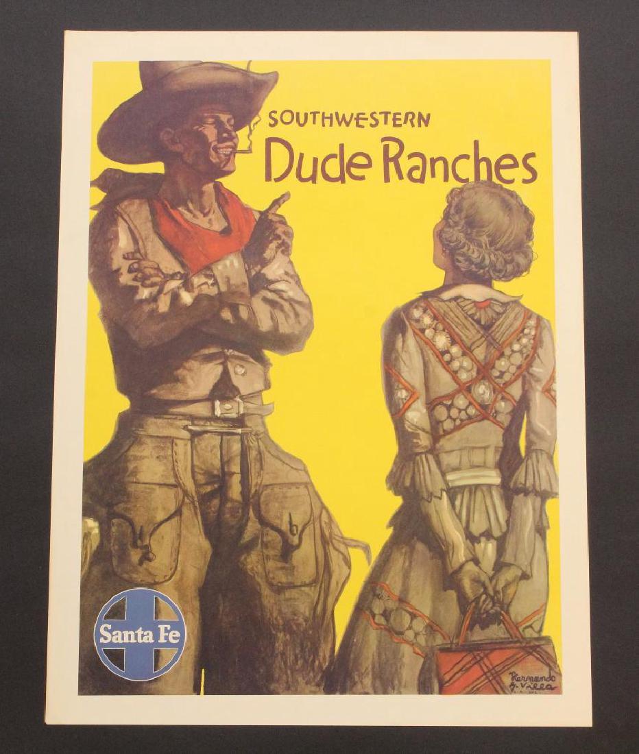 Santa Fe Railroad Travel Poster (1 of 2)