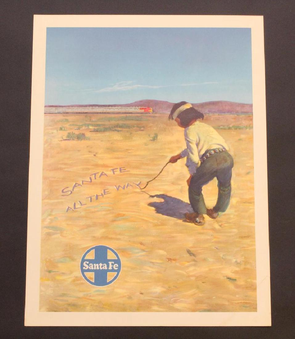 Santa Fe Railroad Travel Poster (1 of 2)