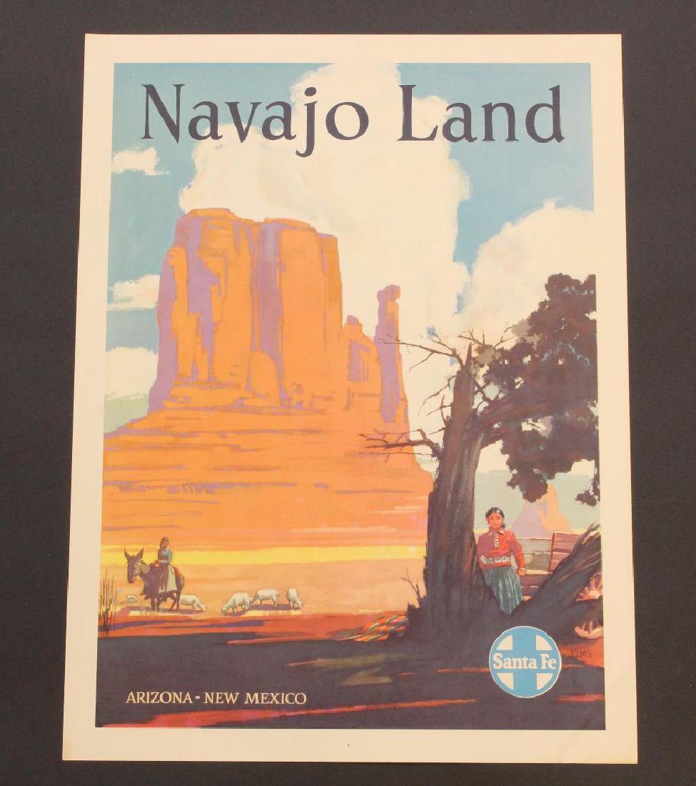 Santa Fe Railroad Travel Poster (1 of 1)
