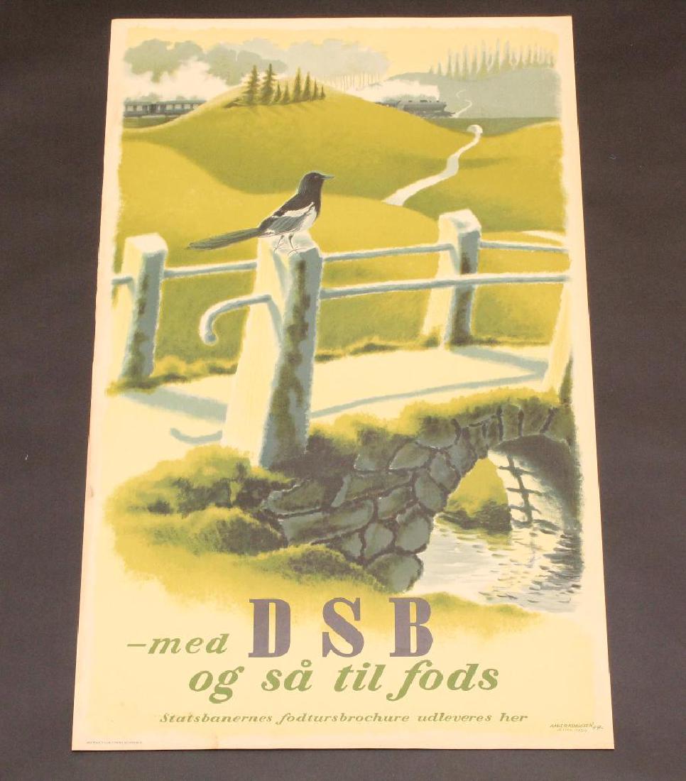 Danish Train Poster - Travel (1 of 3)