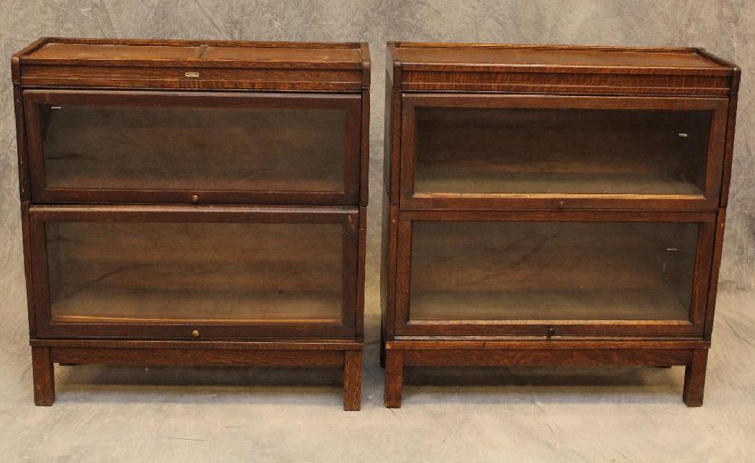 Pair of Barrister Bookcases (1 of 10)