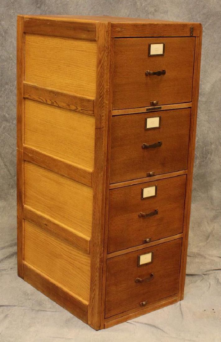 Oak Four drawer file (1 of 10)