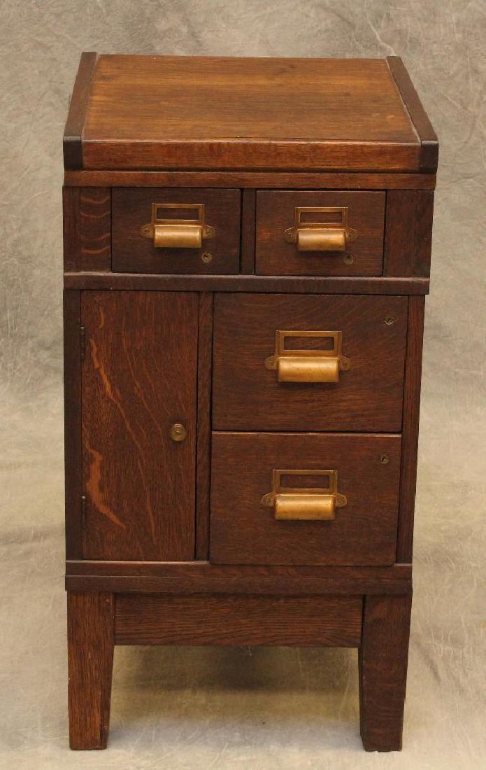 Oak four drawer organizer (1 of 10)