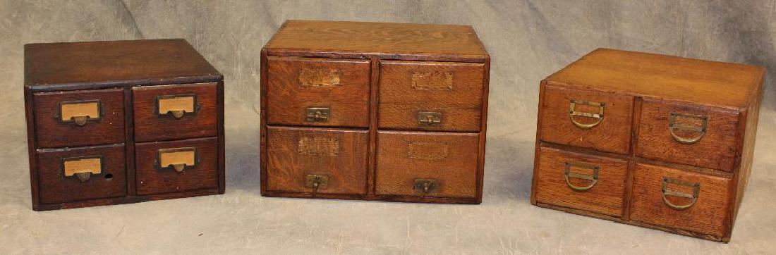 Three Oak index card files (1 of 10)