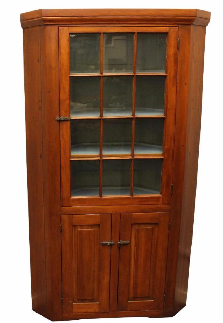 One piece corner cupboard (1 of 4)