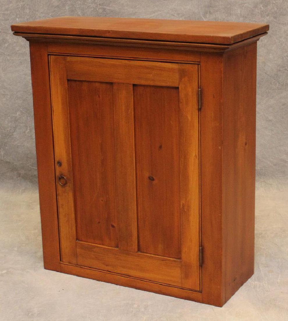 Pine one door hanging cupboard (1 of 8)