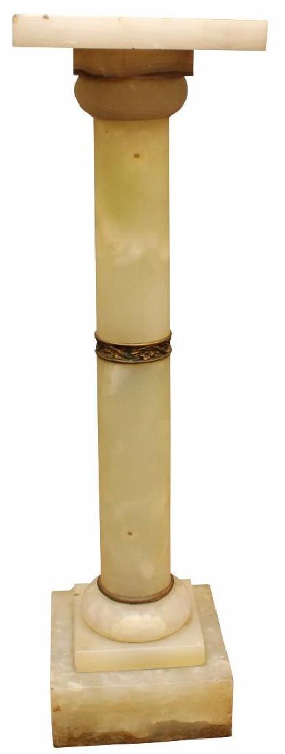 Onyx and Ormolu Mounted Pedestal Column (1 of 5)