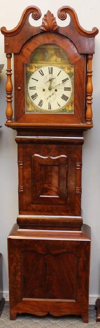 Jos. Moses West Auckland, English Tall Case Clock (1 of 9)