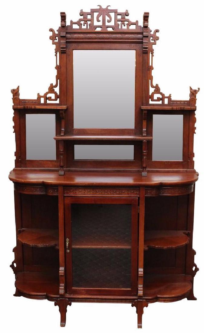 Victorian Mirror Back Etagere' (1 of 5)