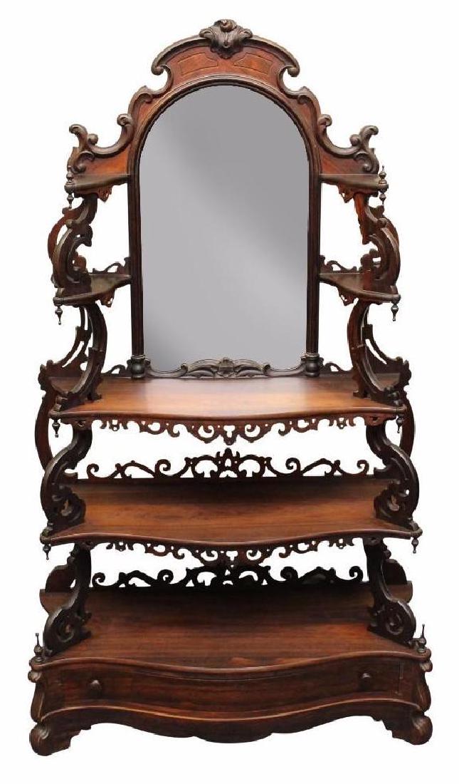 Victorian Walnut Etagere' (1 of 5)