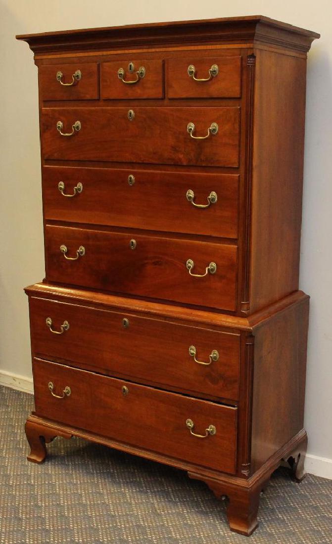 Pennsylvania Chippendale Walnut Chest on Chest (1 of 6)
