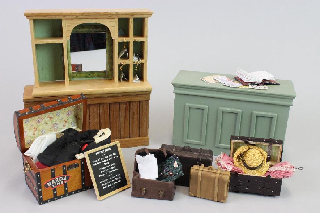 Registration desk, books & ephemera; mail slot, luggage (1 of 6)