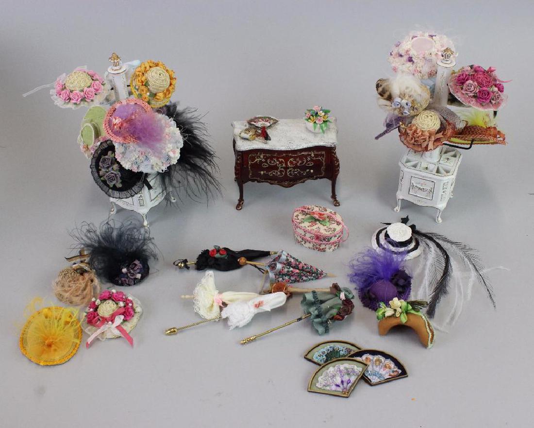 2 hat displays, small artists items and hats (1 of 8)