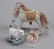 Rocking horse and Lamb pull toy and baby china set