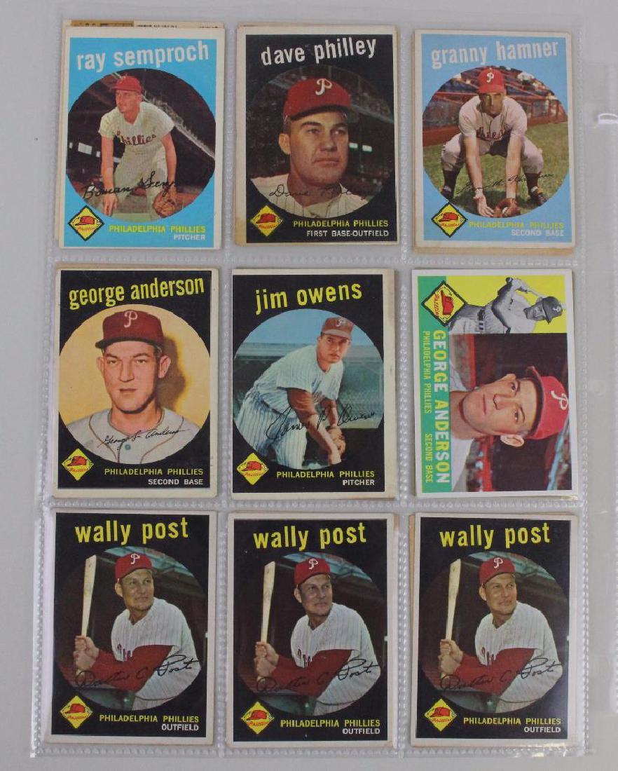 PHILLIES 1959 - LOT OF 18 (1 of 2)