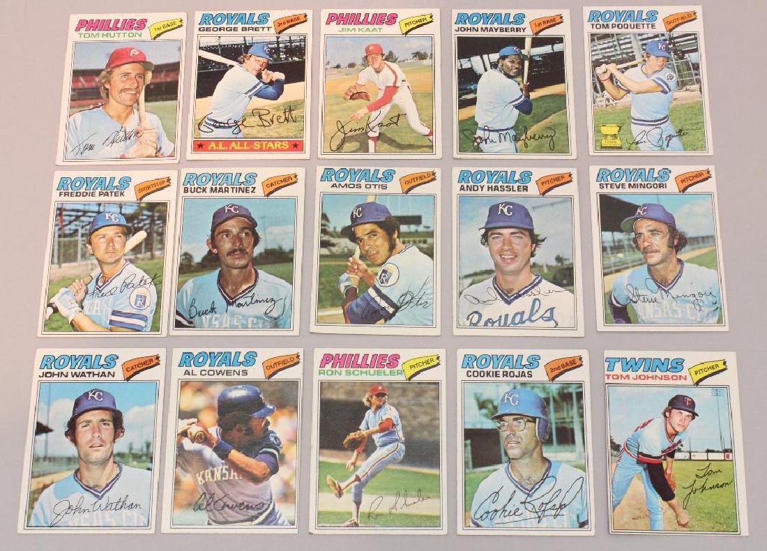 BASEBALL CARDS 1977 - TOPPS (1 of 3)