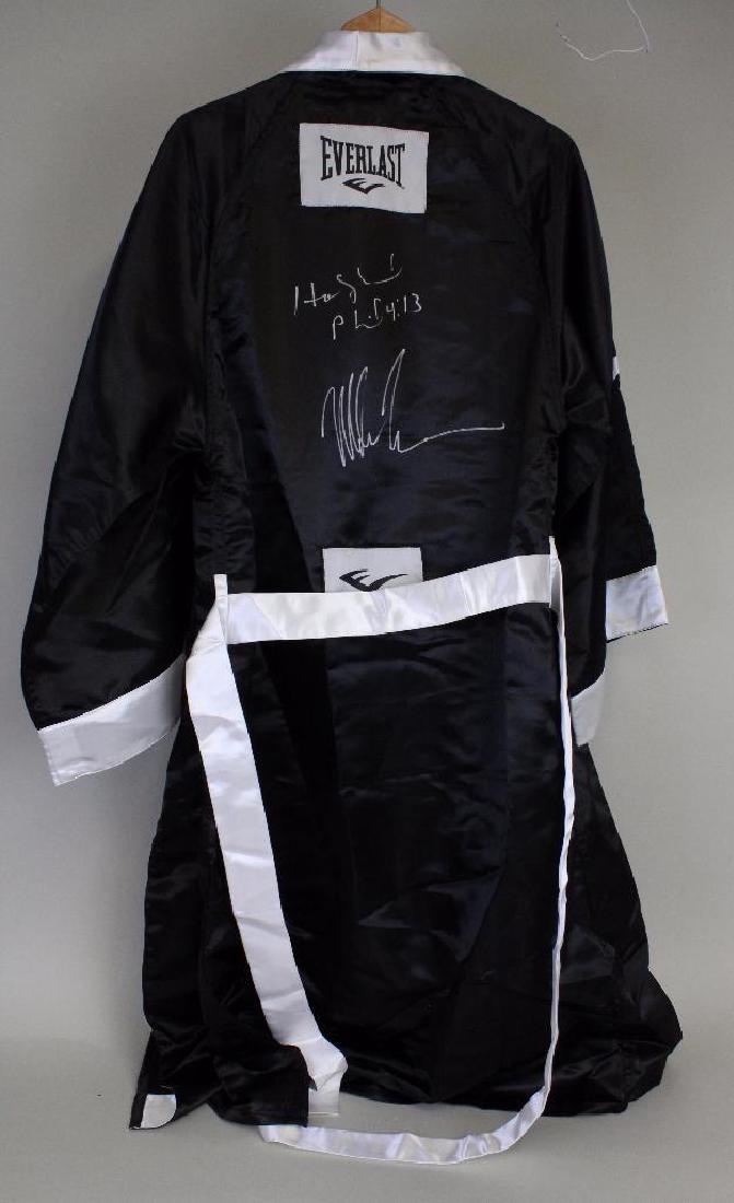 ATTRIBUTED MIKE TYSON AUTOGRAPHED  BOXING ROBE & TRUNKS (1 of 6)