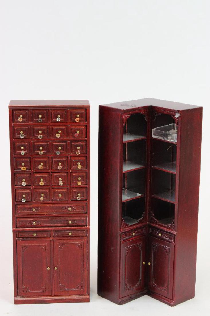 Department Store Items - Notions case, Corner cabinet (1 of 4)