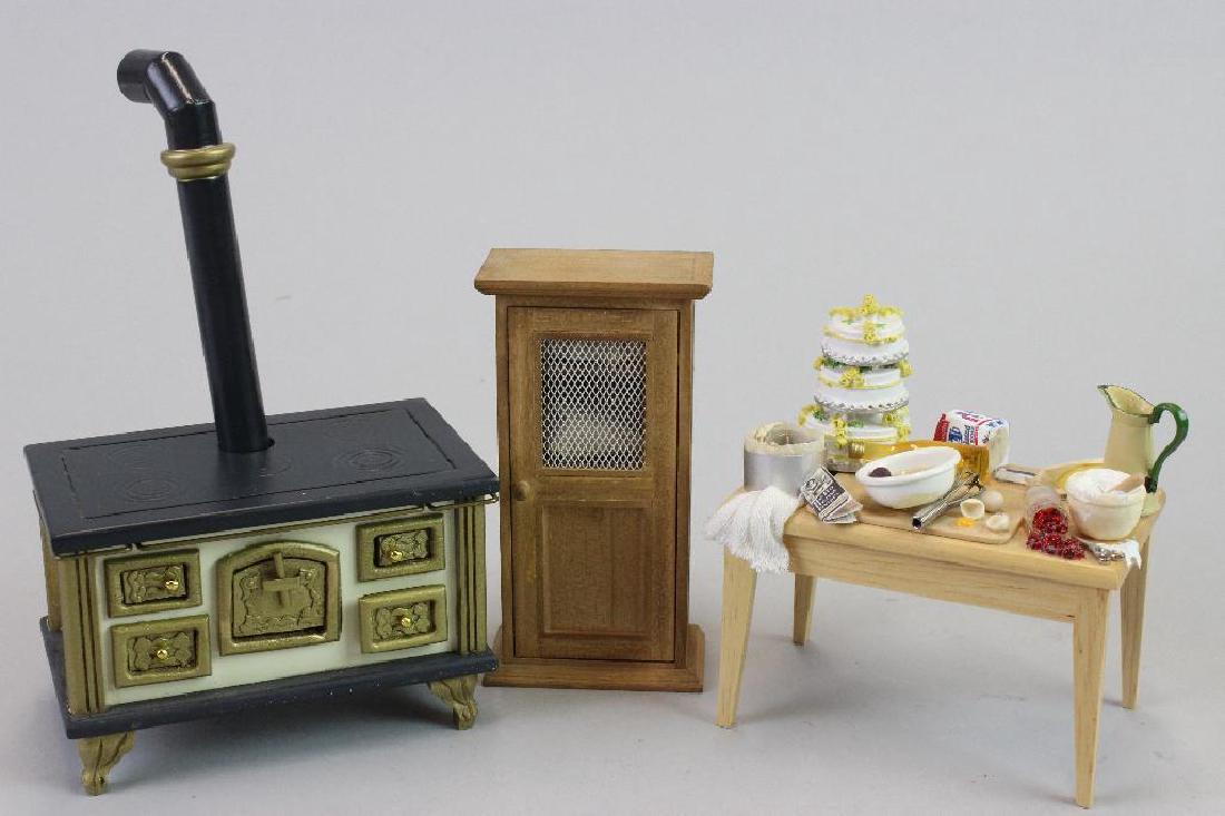 Wedding Cake prep table, Pie Safe and Stove (1 of 7)