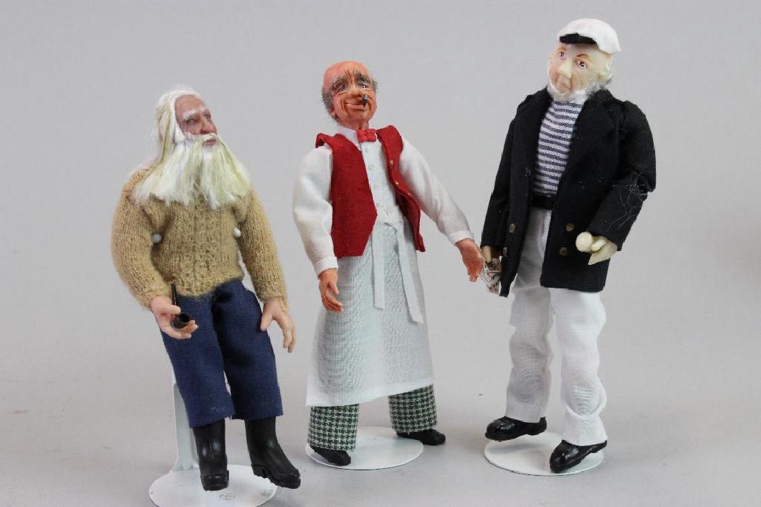 Sailor 1; Bartender and Sailor 3 - custom dolls (1 of 6)