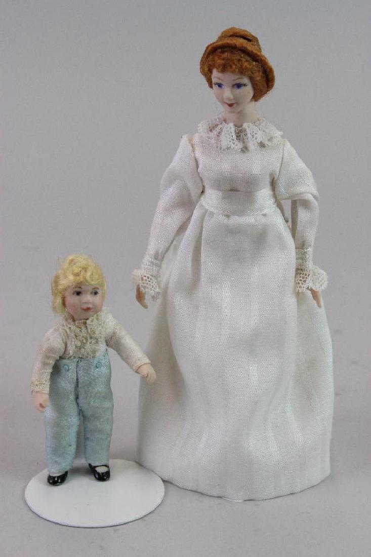 Young lady; 1 toddler dolls: AU, Caroline Nix, UK;