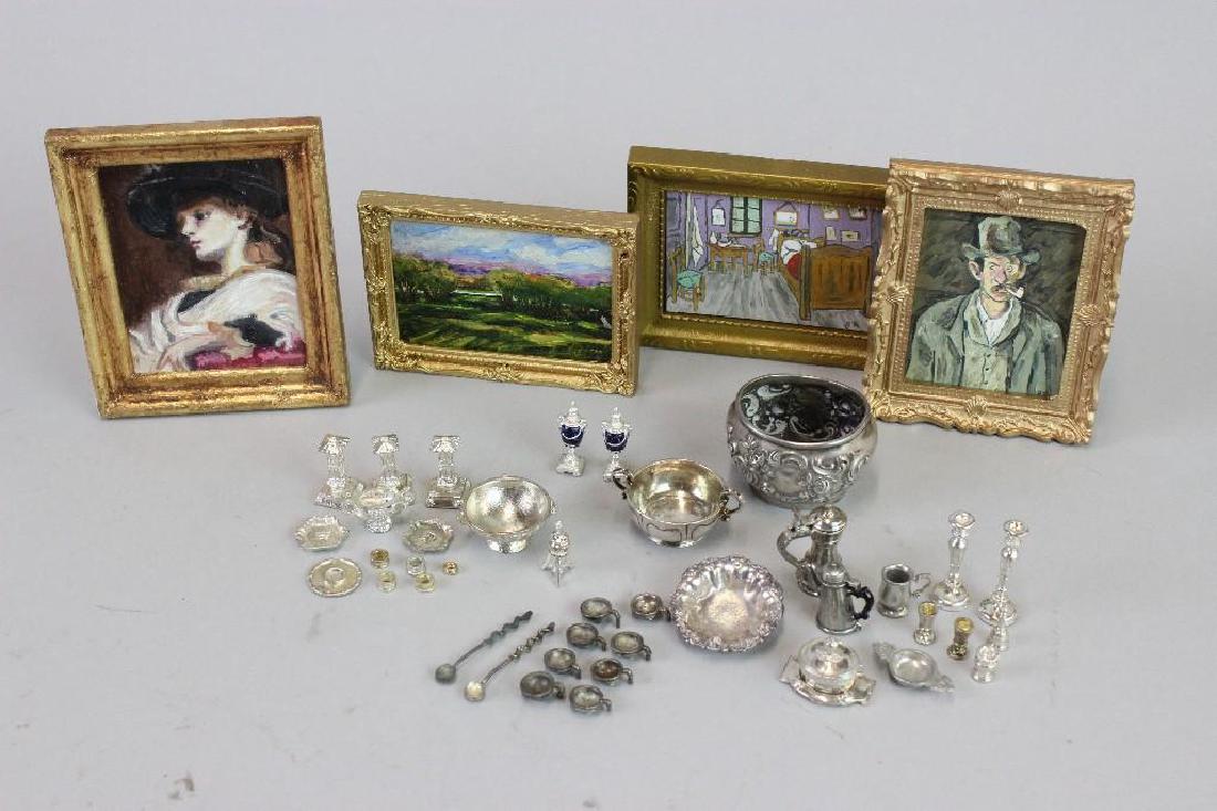 Paintings and silver dishware/ decoration (1 of 3)