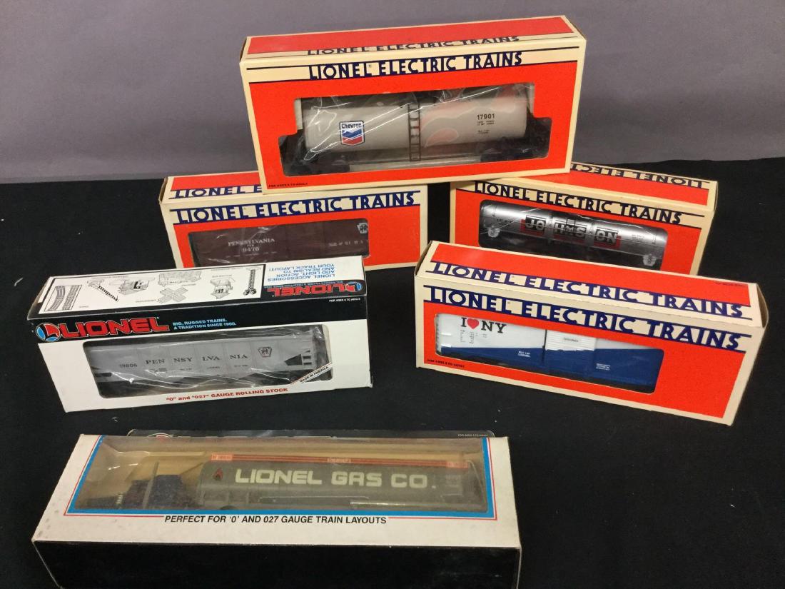 Grouping of five Lionel Trains and one Tractor Trailer (1 of 10)