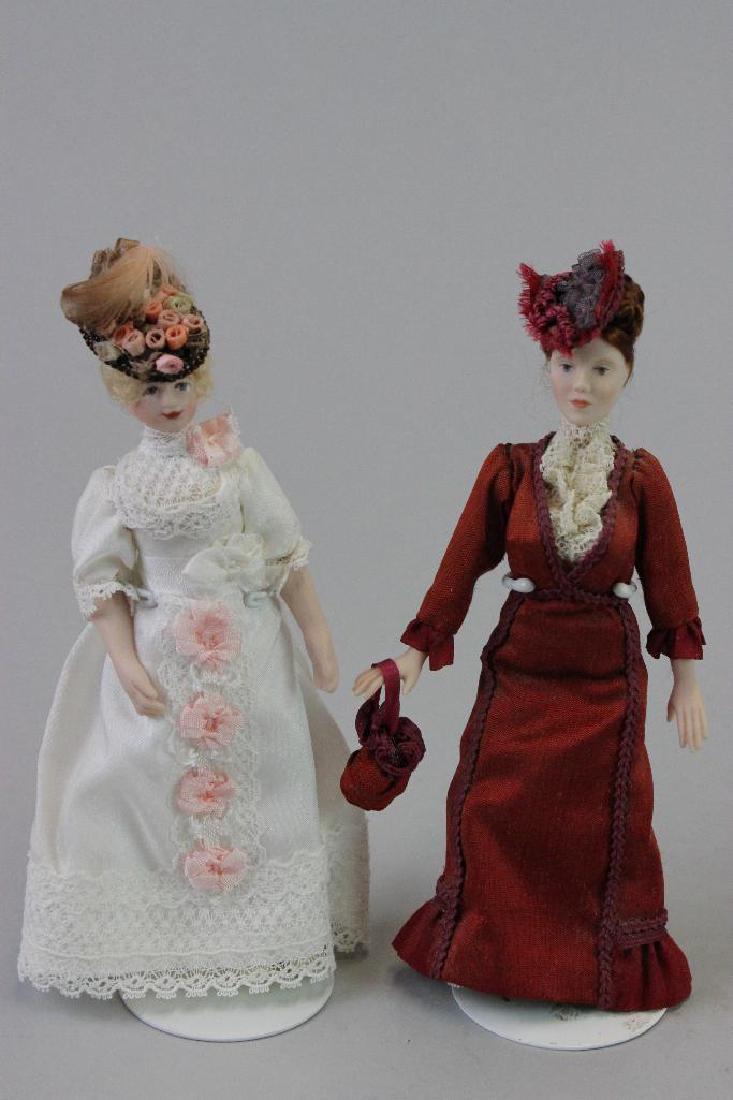 Guest Lady Dolls: Guest lady 4 Caroline and Jill Nix; and Guest lady 5 Susan Balfour & Georgina Ritson