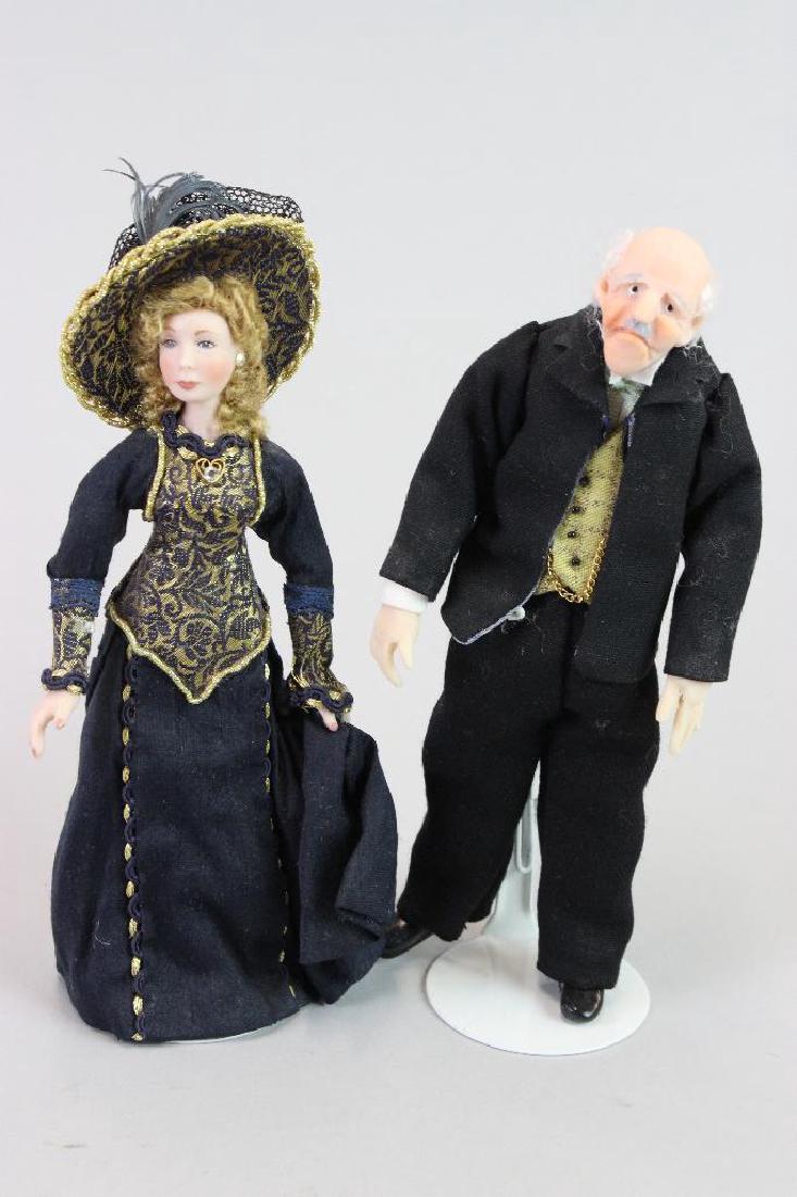 Jewelry store owner doll; Lady customer doll (1 of 4)