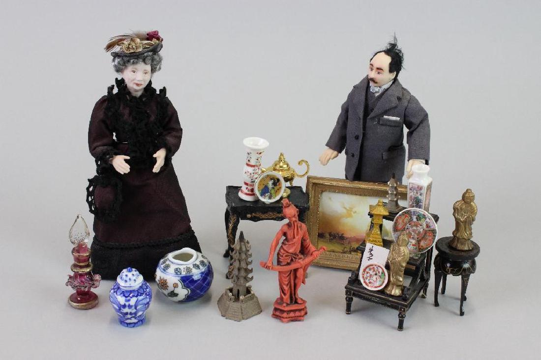 Shop displays, furniture, items, Hercule Poirot doll, (1 of 5)