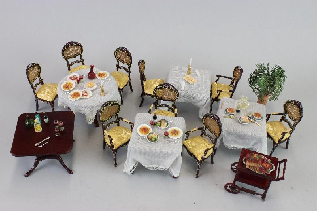 Chairs, tables, food items (1 of 6)