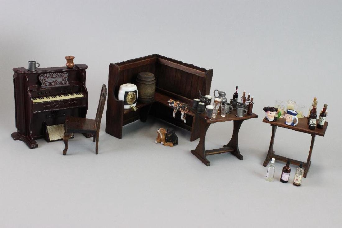 Barroom tables, organ, chair, small items, pets (1 of 4)