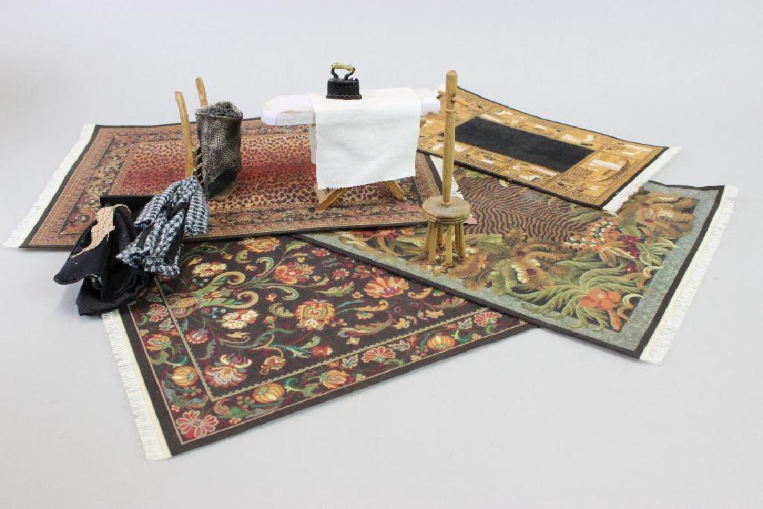 Coat rack; Robe on hook; ironing board w/ iron (1 of 6)