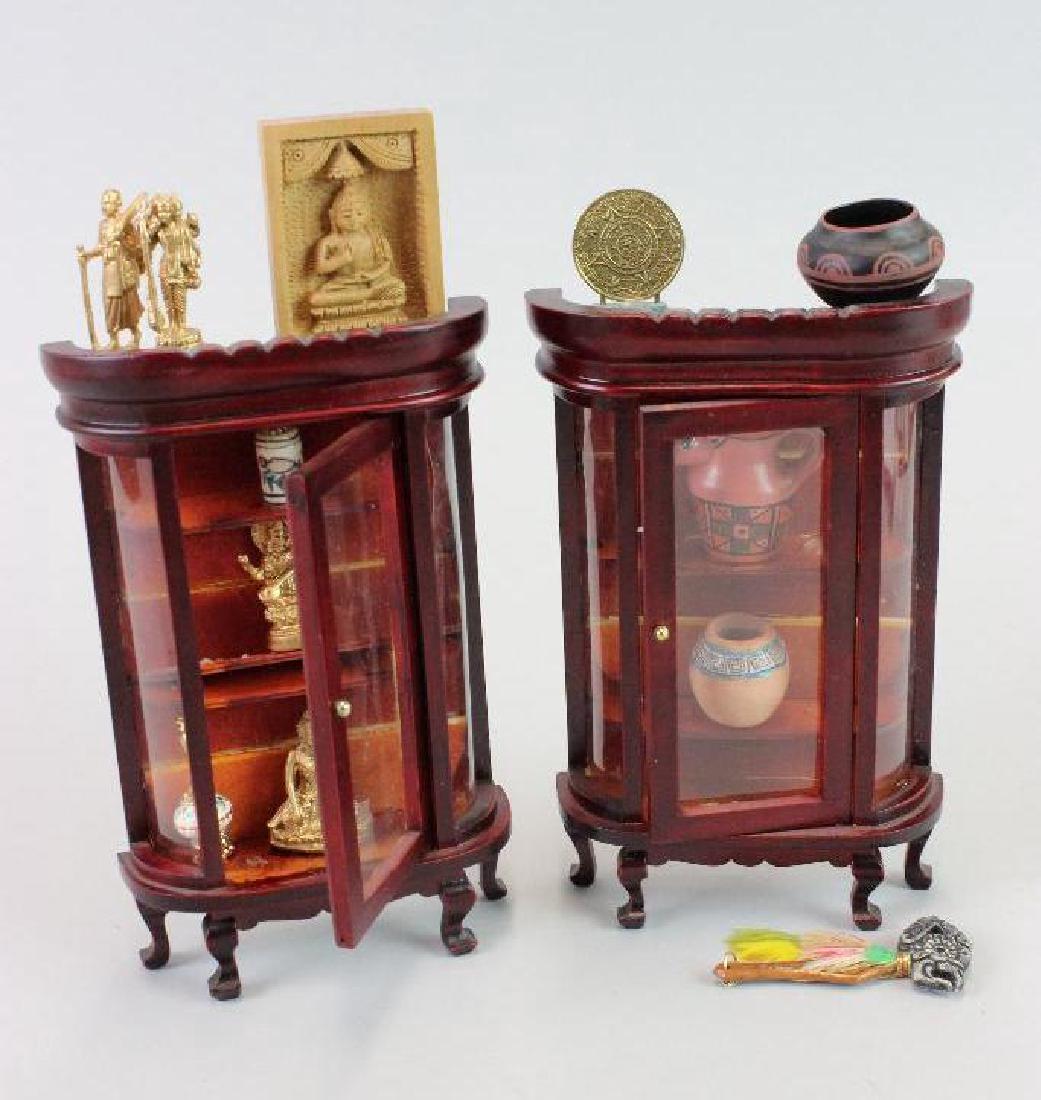 Indian cabinet; Central America cabinet: Indian cabinet D. Birnberg; Central America cabinet D. Birnberg