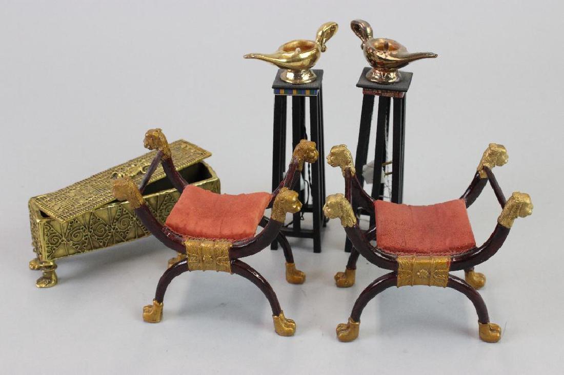 Grouping of Egyptian Revival Furniture (1 of 4)