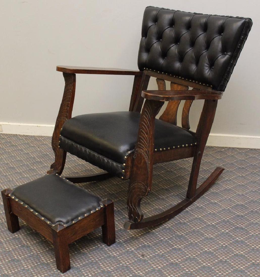 Arts and Crafts Style Rocker (1 of 4)