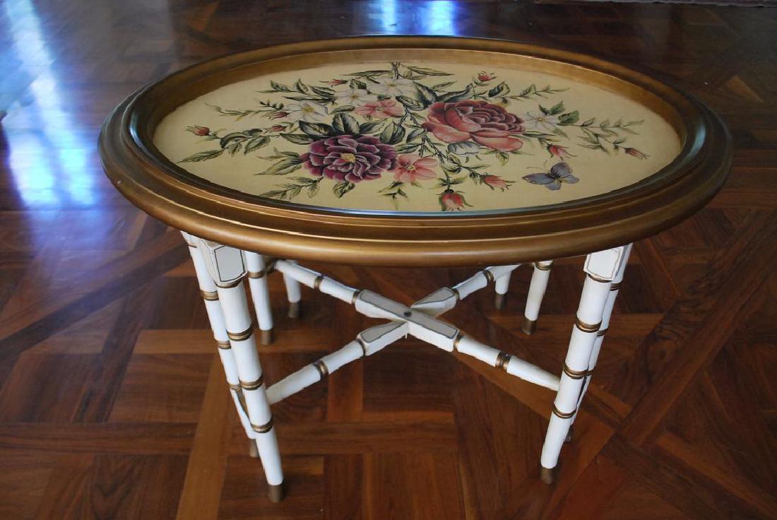 Hand painted tray table (1 of 4)