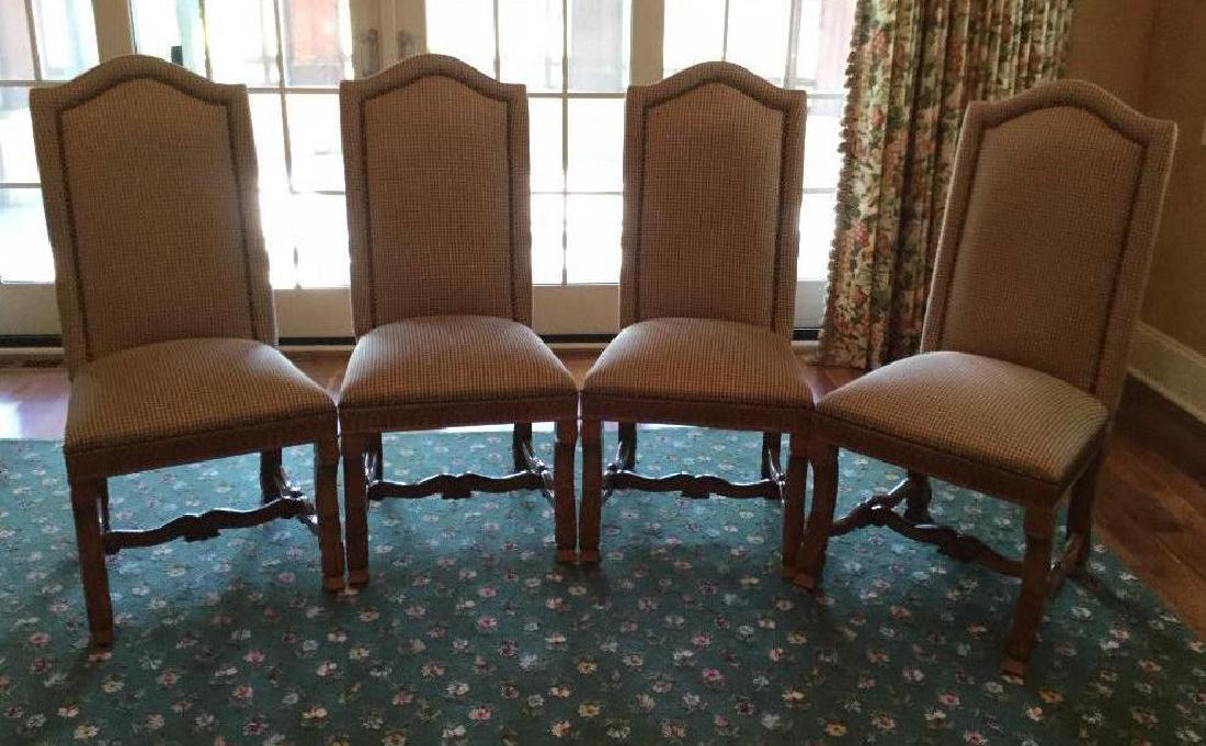 4 upholstered game table chairs (1 of 5)