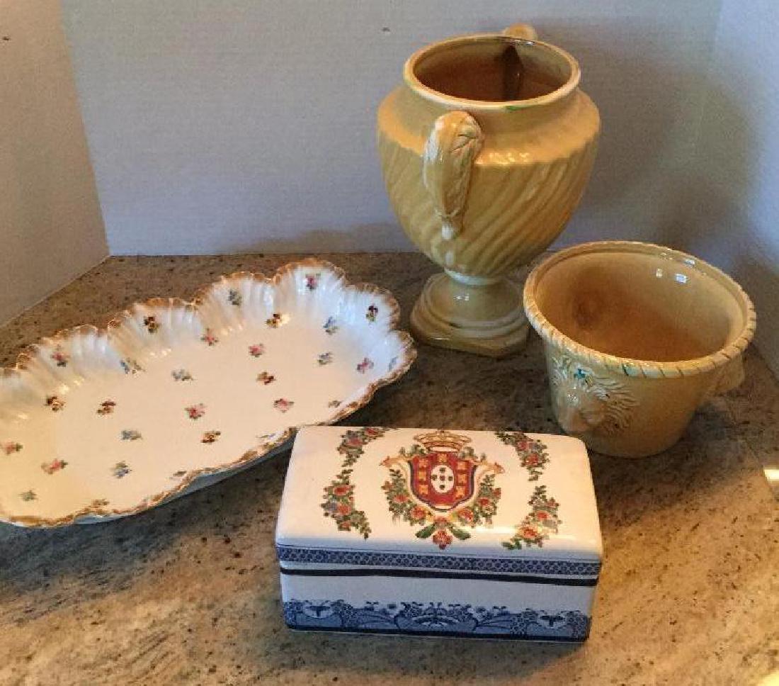 Limoges floral plate, (1 of 9)