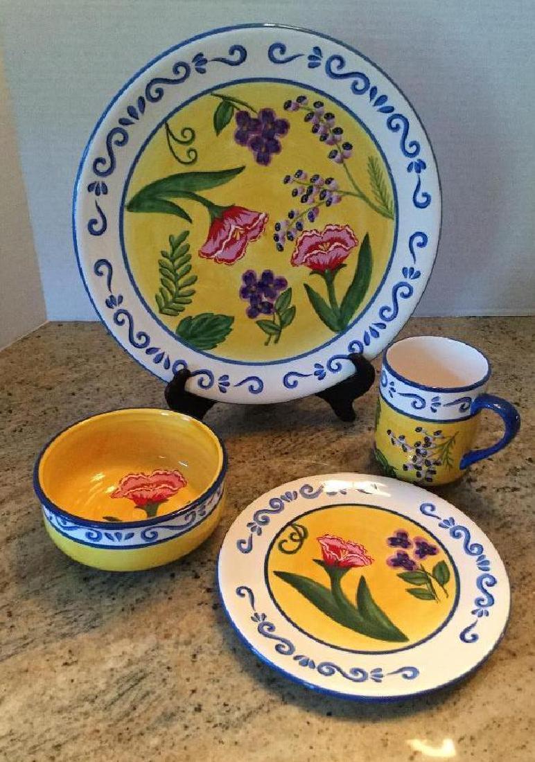 Italian ceramic dinnerware set for 12-16. (1 of 5)