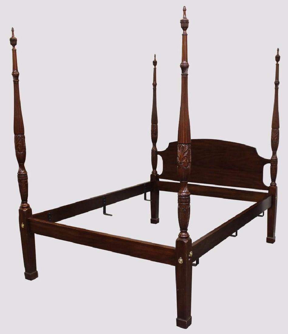Henkel Harris Rice Carved Poster Bed