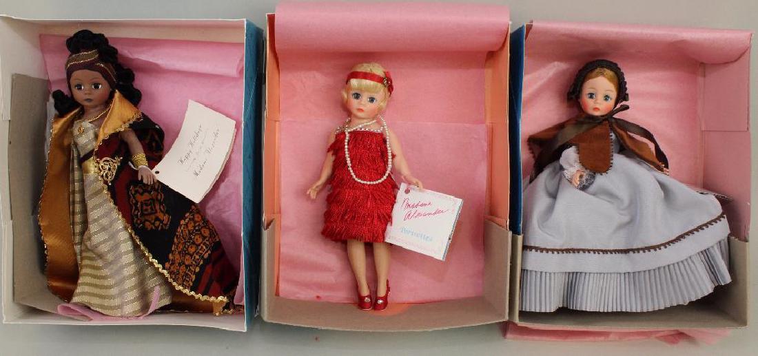 LOT OF (3) MIB MADAME ALEXANDER CISSETTE DOLLS. (1 of 1)